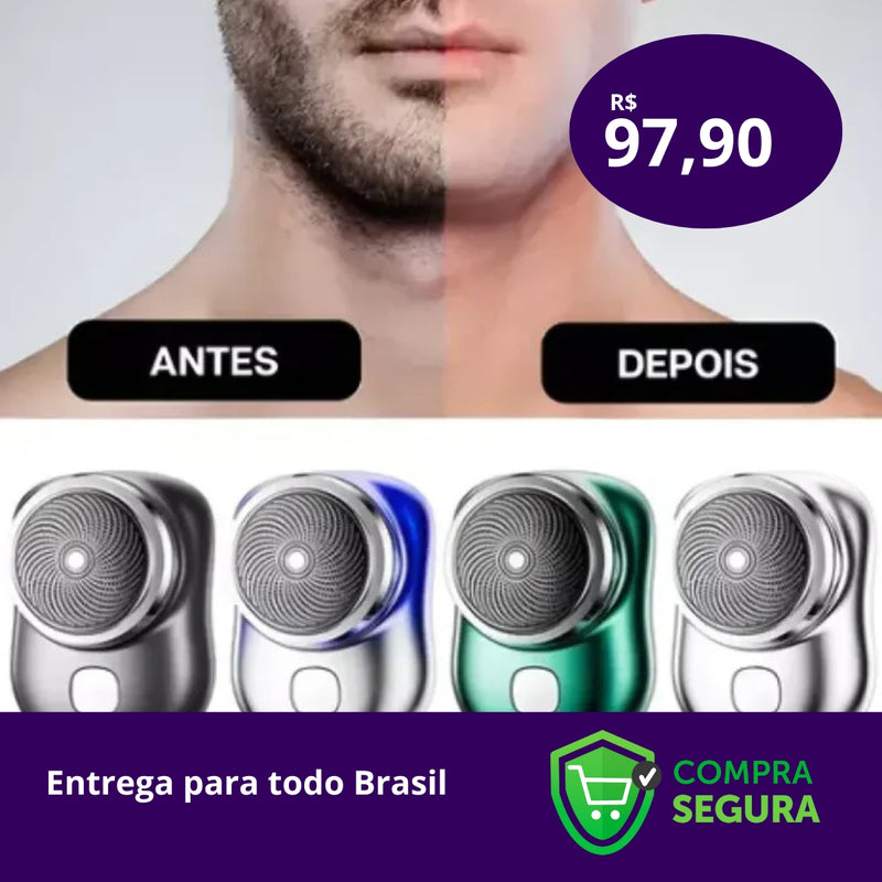 Barbeador Elétrico Portátil - ShaveMax