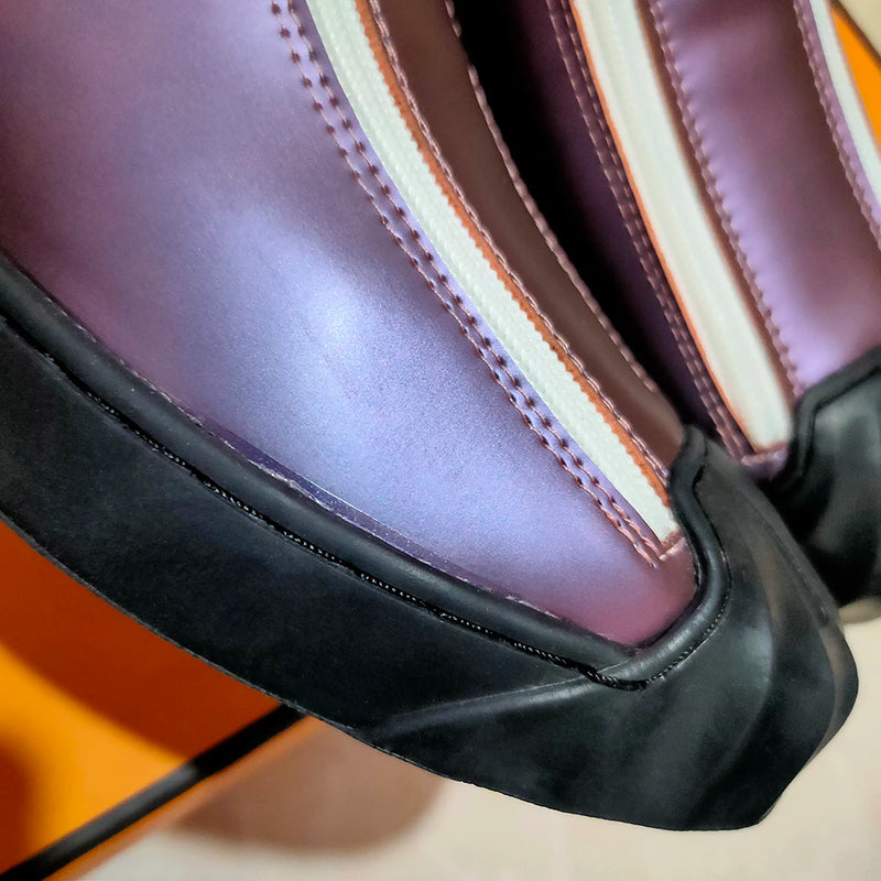 Mocassin de Couro Estilo Britânico Grife