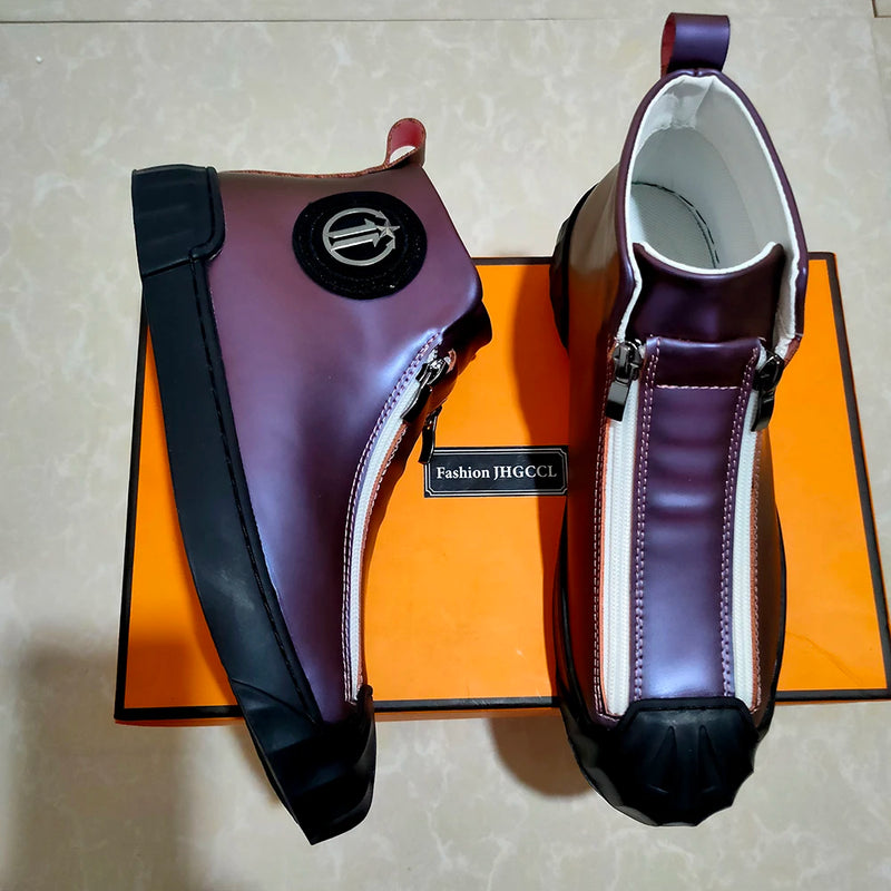 Mocassin de Couro Estilo Britânico Grife