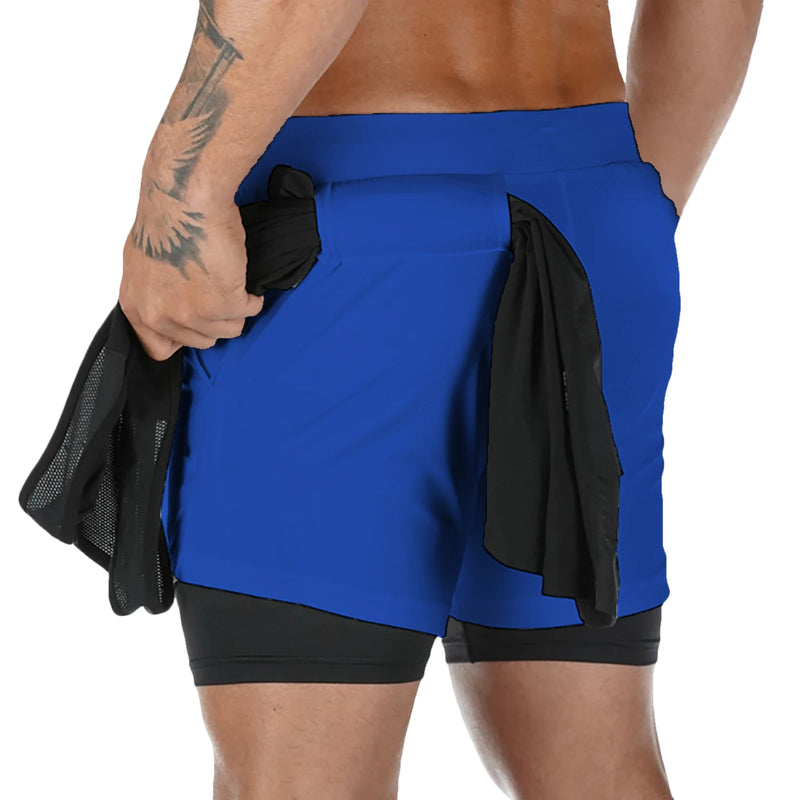 Shorts Esportivo para Treino 2 em 1 Secagem Rápida