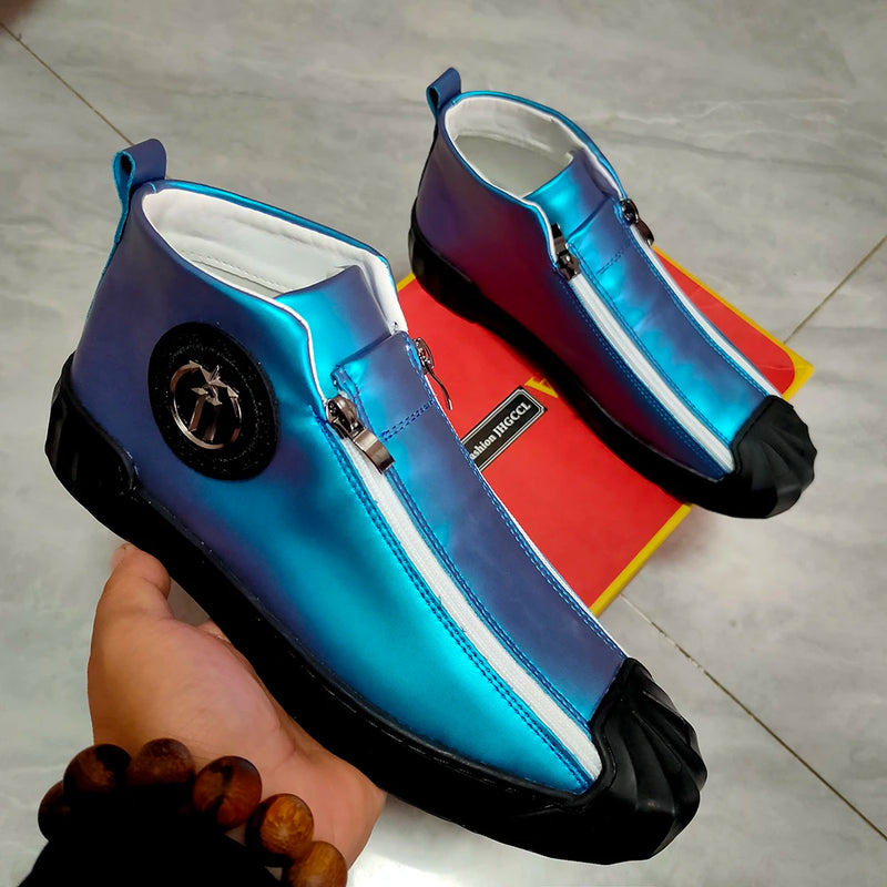 Mocassin de Couro Estilo Britânico Grife