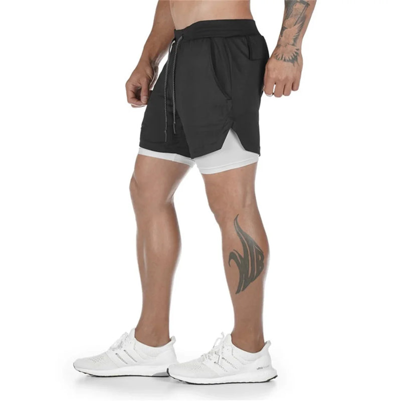 Shorts Esportivo para Treino 2 em 1 Secagem Rápida