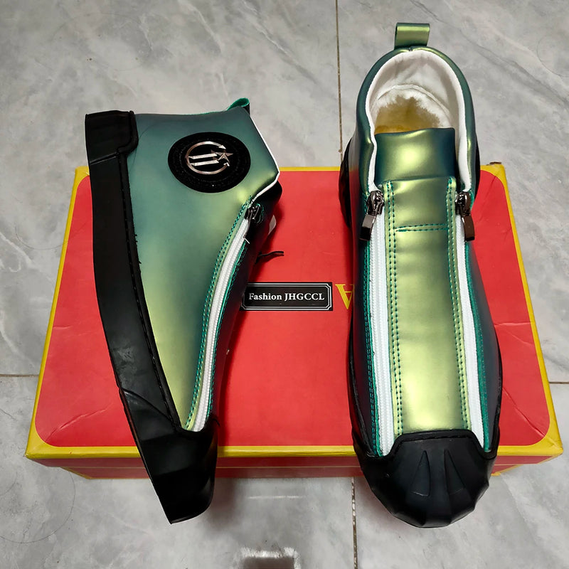 Mocassin de Couro Estilo Britânico Grife
