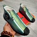 Mocassin de Couro Estilo Britânico Grife