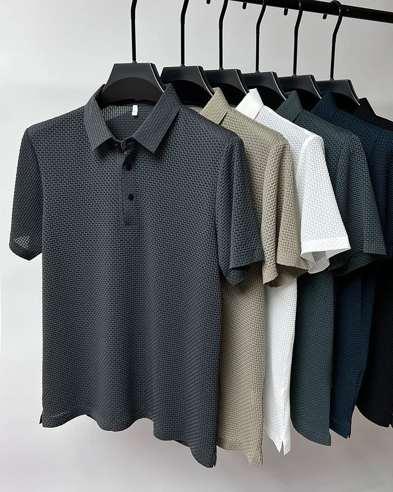 Camiseta Polo Masculina Ice Silk