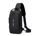 Bolsa de Ombro Antifurto com Carregamento USB